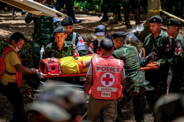 All 12 boys and their coach have now been saved from the cave in Thailand All 12 boys and their coach have now been saved from the cave in Thailand