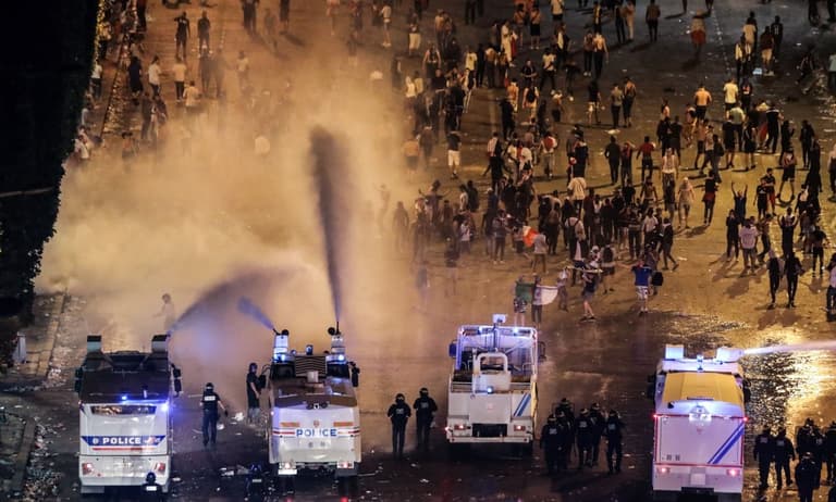 Two France fans die after World Cup celebrations turn violent Two France fans die after World Cup celebrations turn violent