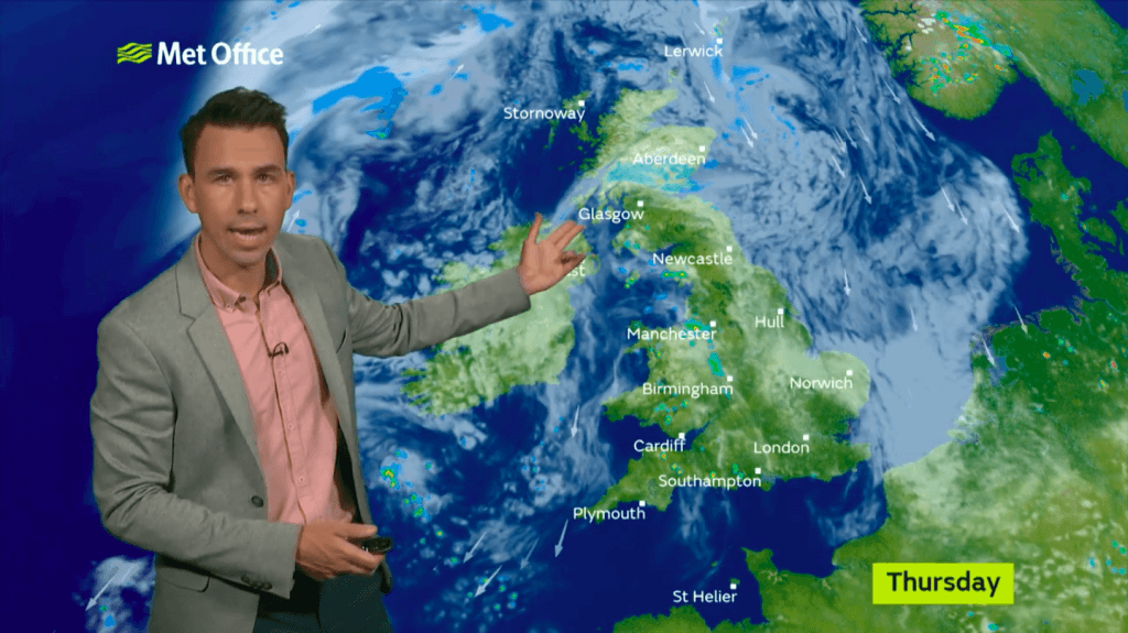 UK weather warning issued with hurricane expected to hit Britain tomorrow
