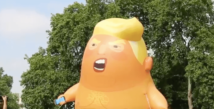 Angry baby Trump blimp will take flight in Scotland today