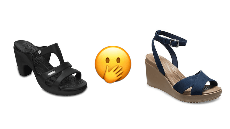 Heeled Crocs now exist and we’ve got some questions that need answering Heeled Crocs now exist and we’ve got some questions that need answering
