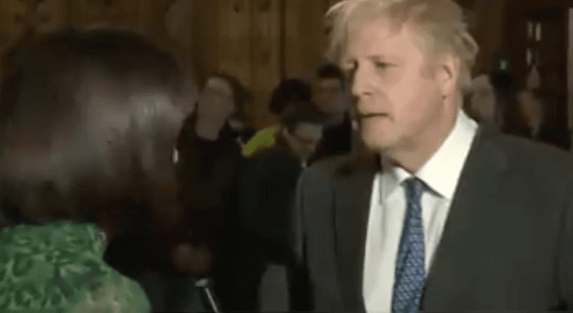 Watch Boris Johnson’s priceless reaction as Sky News tell him he’s ‘deluded’