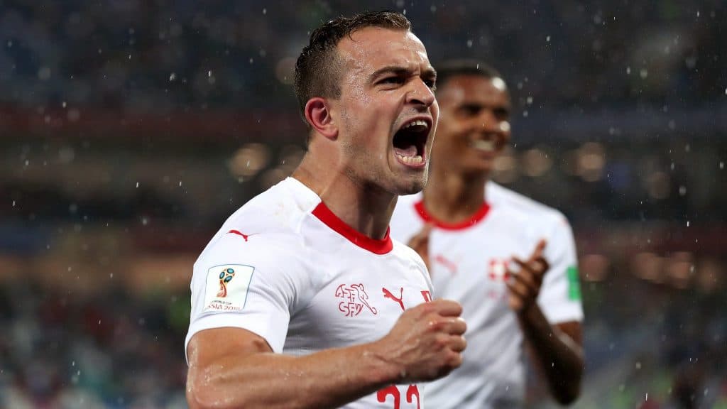 Xherdan Shaqiri withdraws from Switzerland squad with ‘pubic inflammation’
