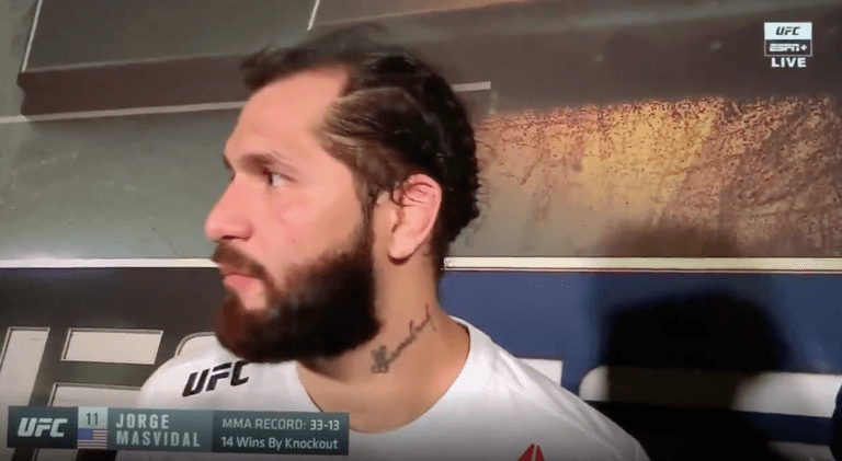 Jorge Masvidal and Leon Edwards in backstage scrap at UFC London Jorge Masvidal and Leon Edwards in backstage scrap at UFC London