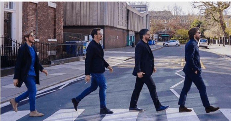 Andrea Pirlo recreates Beatles album cover in Instagram post after Liverpool vs AC Milan legends match Andrea Pirlo recreates Beatles album cover in Instagram post after Liverpool vs AC Milan legends match