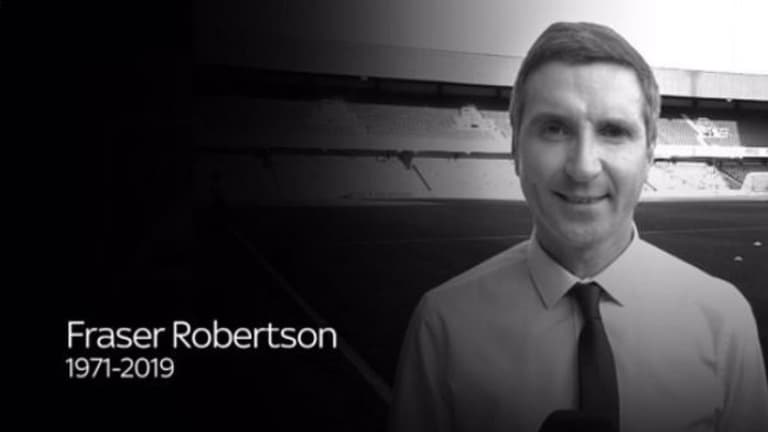 Tributes pour in for Sky Sports News Fraser Robertson, who has died aged 47 Tributes pour in for Sky Sports News Fraser Robertson, who has died aged 47