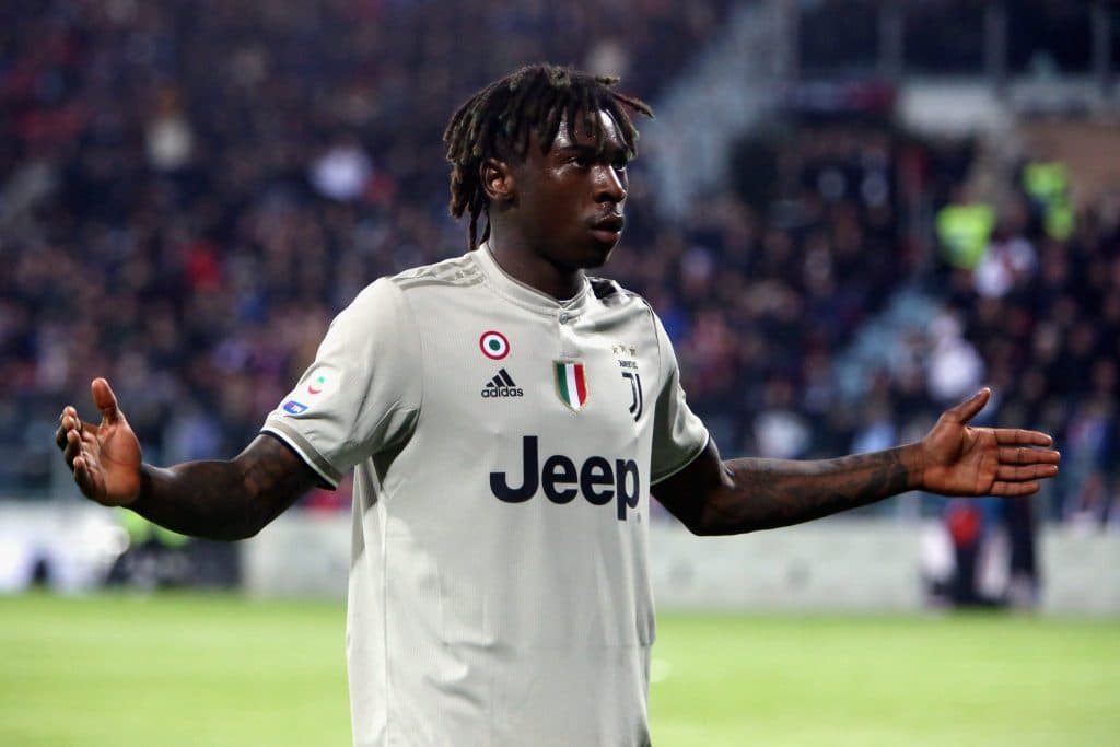 Moise Kean spends day with children’s charity