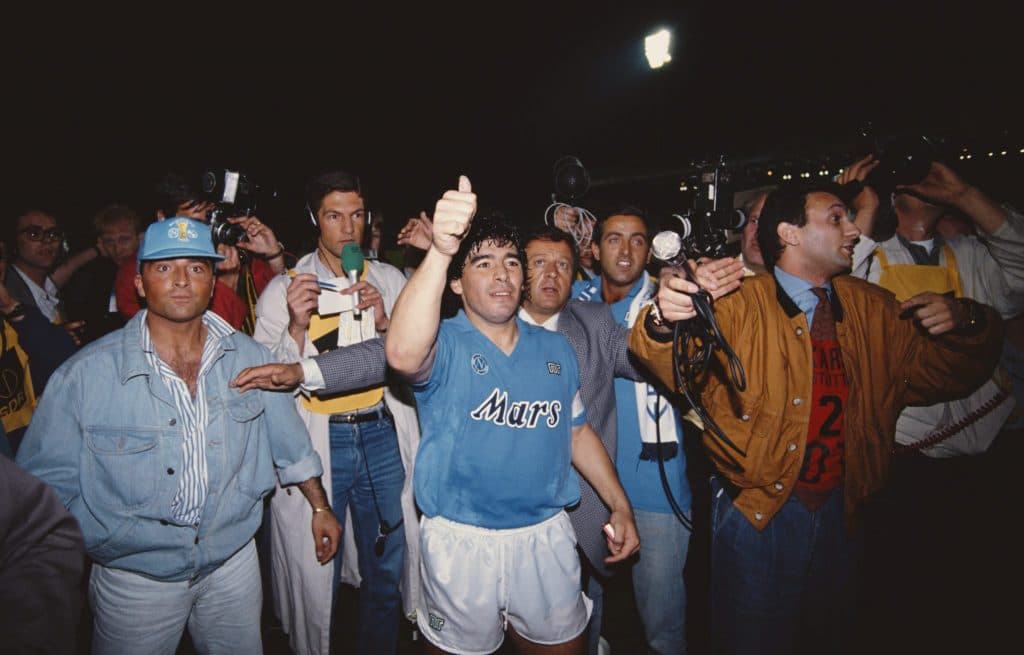 First clip from the new Maradona film captures the madness he cause at Napoli