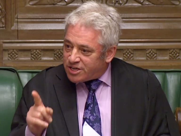 Speaker John Bercow delivers casting vote in Commons because our government is beyond useless Speaker John Bercow delivers casting vote in Commons because our government is beyond useless