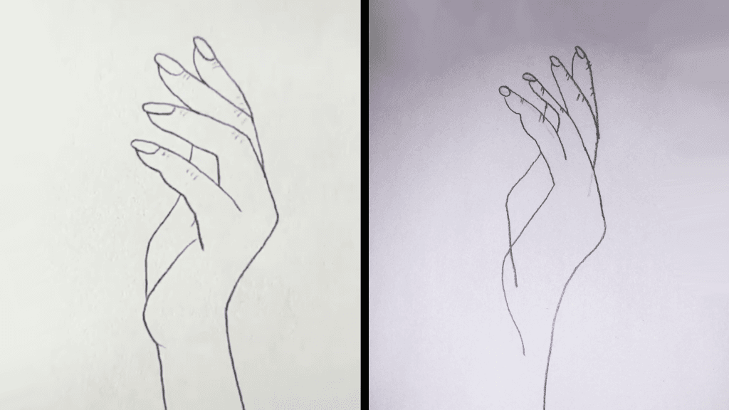 I spent an entire day trying to do that viral hand drawing and now the light in my life has gone out