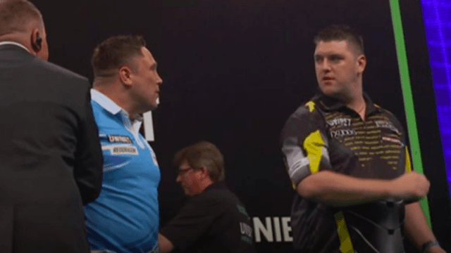 Daryl Gurney apologises for incident with Gerwyn Price after Premier League clash Daryl Gurney apologises for incident with Gerwyn Price after Premier League clash