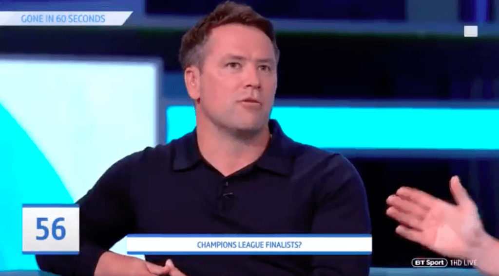 Michael Owen predicts a Liverpool-Barcelona Champions League final because he’s Michael Owen