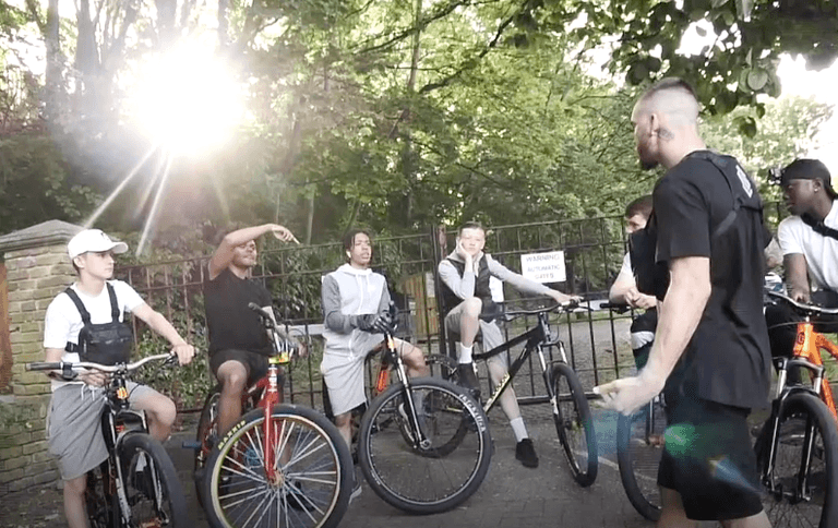 The BMX riders using their bikes to keep people away from knife crime The BMX riders using their bikes to keep people away from knife crime