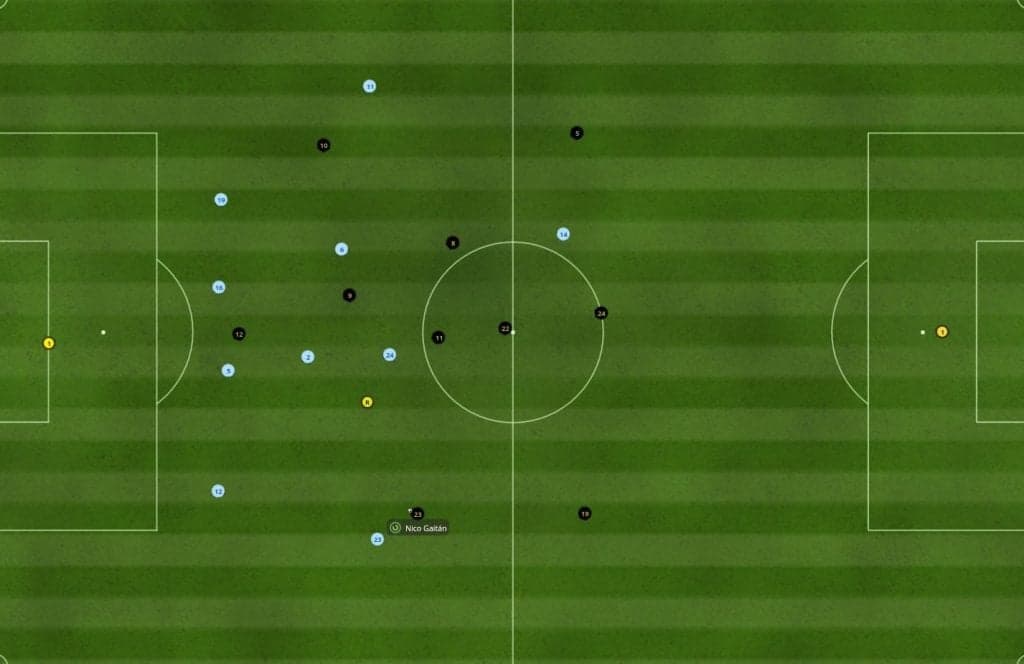 Football Manager: Veteran player hands his team to a rookie