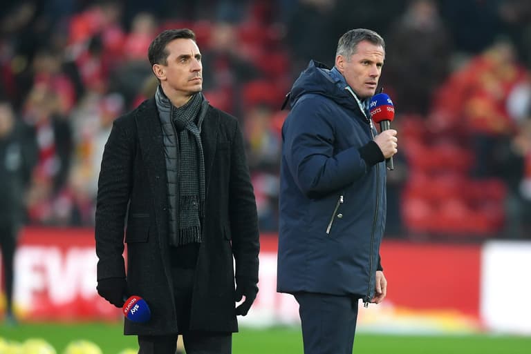 Carragher and Neville on Roy Keane texts they get during live shows Carragher and Neville on Roy Keane texts they get during live shows