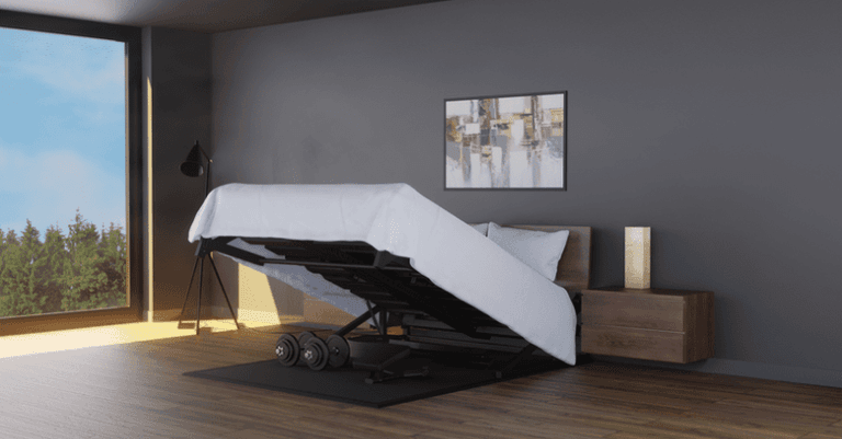 You can now buy a bed that converts into a home gym You can now buy a bed that converts into a home gym