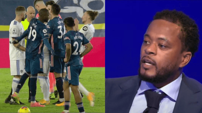 Patrice Evra says Alioski deserves Oscar for theatrics against Arsenal Patrice Evra says Alioski deserves Oscar for theatrics against Arsenal