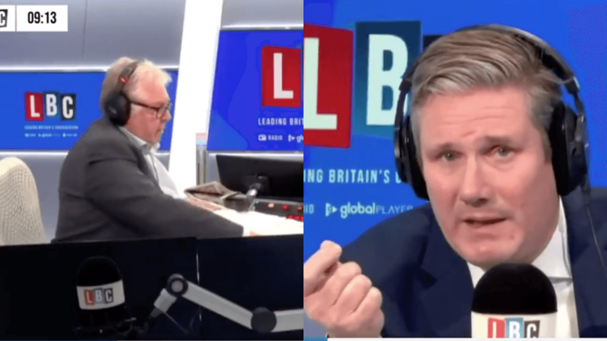 Keir Starmer criticised for failing to call out white supremacist myth on radio phone-in