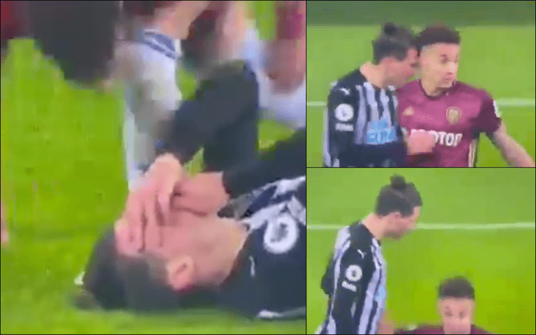 Rodrigo criticised for simulation after clashing with Fabian Schär Rodrigo criticised for simulation after clashing with Fabian Schär