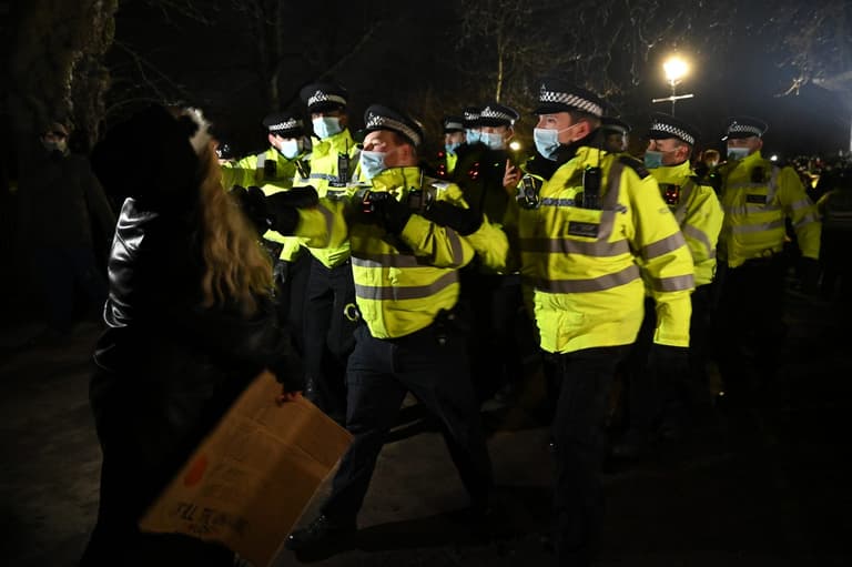 Arrest Your Own trends in UK after police clash with women at Sarah Everard vigil Arrest Your Own trends in UK after police clash with women at Sarah Everard vigil