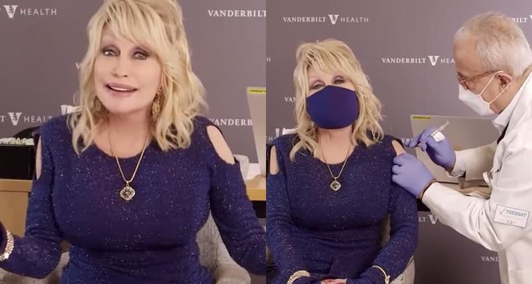 Dolly Parton sings ‘Jolene’ before getting vaccinated with jab she helped fund Dolly Parton sings ‘Jolene’ before getting vaccinated with jab she helped fund