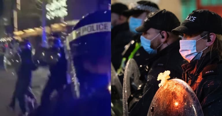 Journalist shares video of police assaulting him at Bristol protest Journalist shares video of police assaulting him at Bristol protest