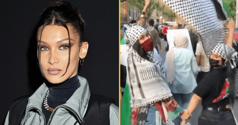 Bella Hadid cries for Palestine as she joins New York protests Bella Hadid cries for Palestine as she joins New York protests
