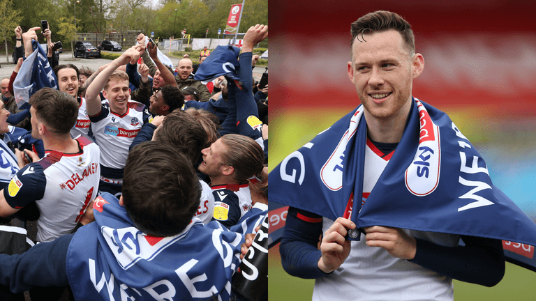 Bolton Wanderers have been promoted back into League One Bolton Wanderers have been promoted back into League One