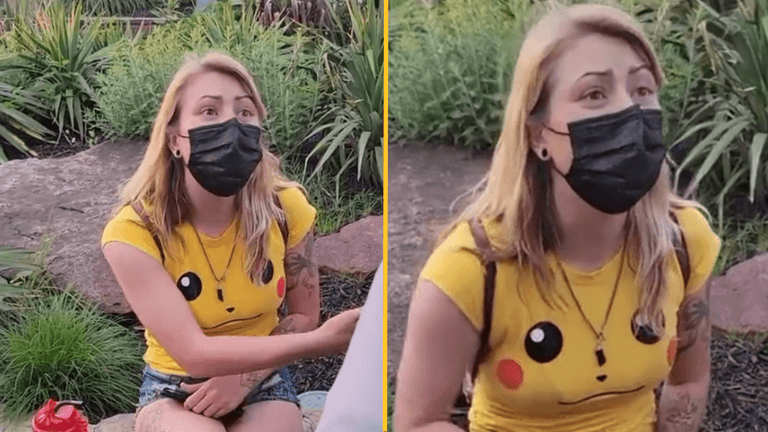 Police confront woman in theme park because her shorts are ‘too short’ Police confront woman in theme park because her shorts are ‘too short’