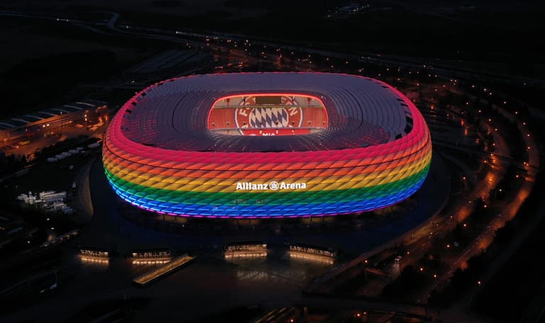 German clubs plan rainbow lights displays in protest of UEFA decision German clubs plan rainbow lights displays in protest of UEFA decision