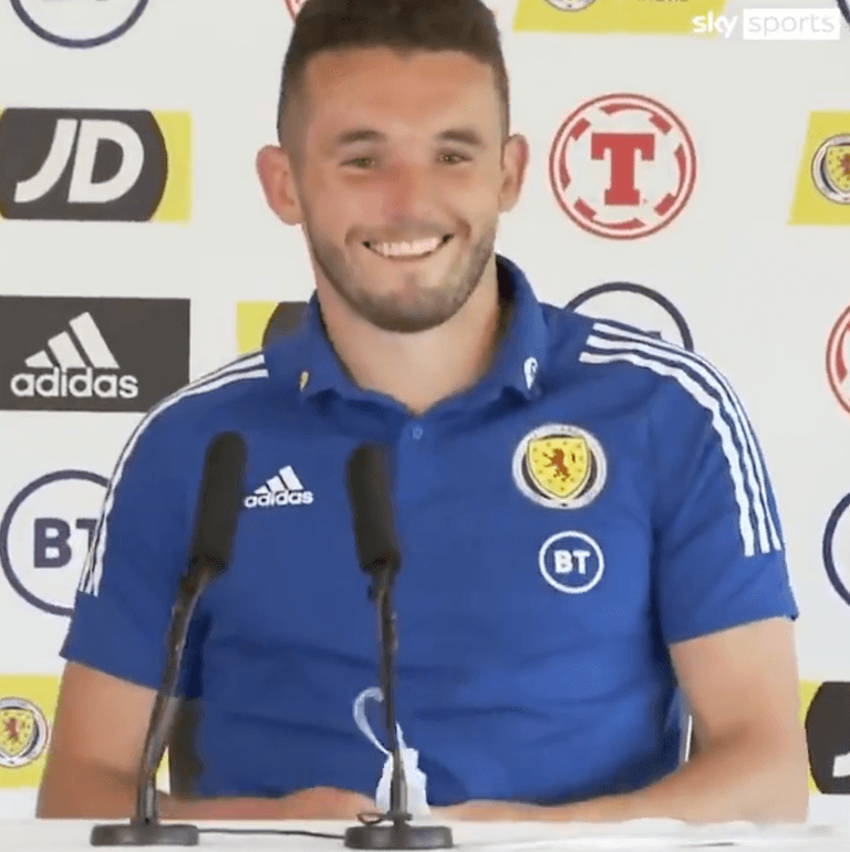 John McGinn asks for a bottle of Coke at Euros press conference John McGinn asks for a bottle of Coke at Euros press conference
