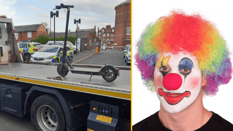 UK police mocked for using 7.5-ton truck to tow away an e-scooter UK police mocked for using 7.5-ton truck to tow away an e-scooter
