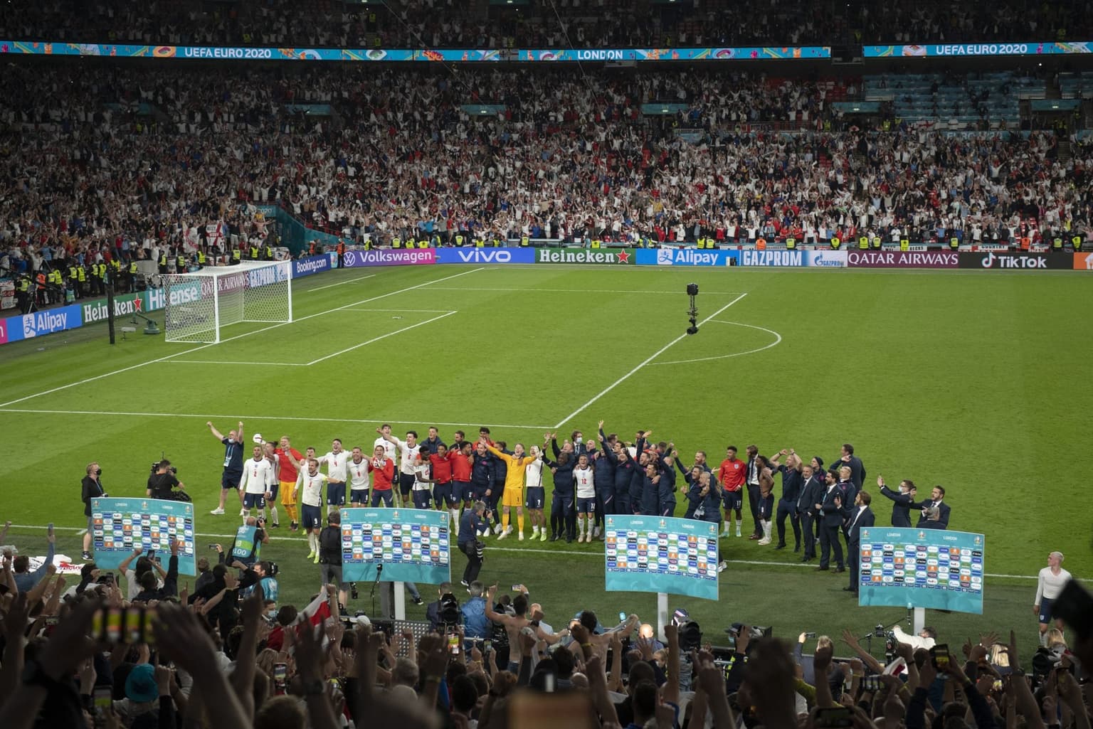 England team’s Sweet Caroline celebration is just as beautiful to watch the morning after