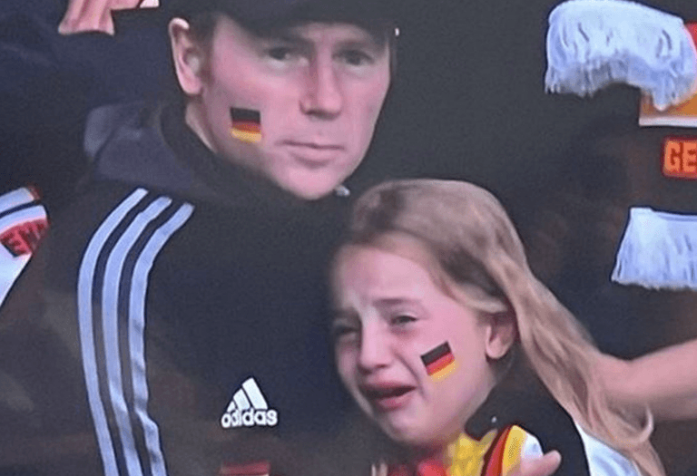 Crying German girl asks money raised for her to go to charity Crying German girl asks money raised for her to go to charity