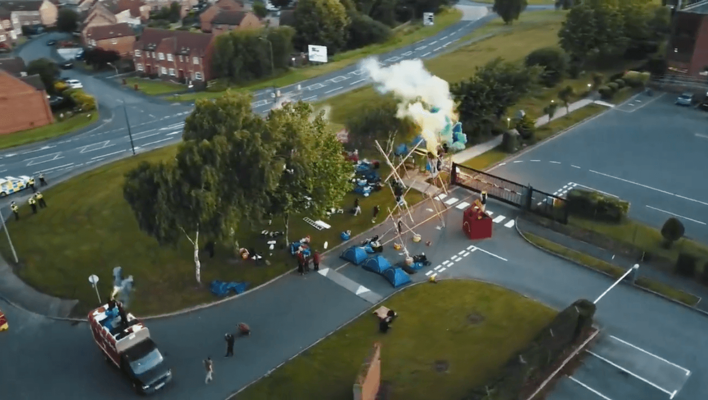 Animal Rebellion protestors stage blockade at major McDonald’s factory