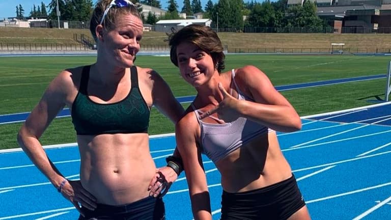 Remarkable athlete competes in Olympic trials while 18 weeks pregnant Remarkable athlete competes in Olympic trials while 18 weeks pregnant