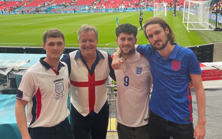 Piers Morgan says he got Covid at Wembley despite already being double jabbed Piers Morgan says he got Covid at Wembley despite already being double jabbed