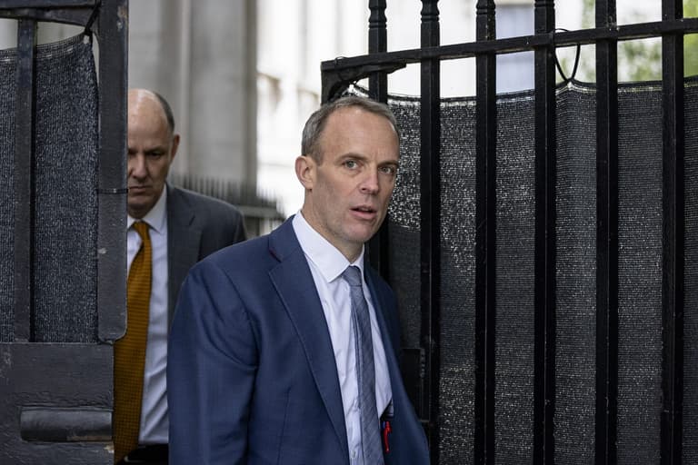 Dominic Raab avoided having to quarantine on return from France Dominic Raab avoided having to quarantine on return from France