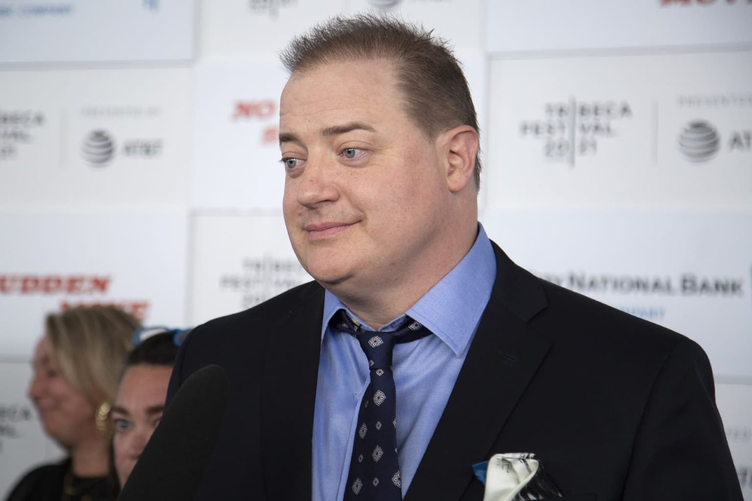 Brendan Fraser tears up when told of internet’s reaction to his Scorsese role
