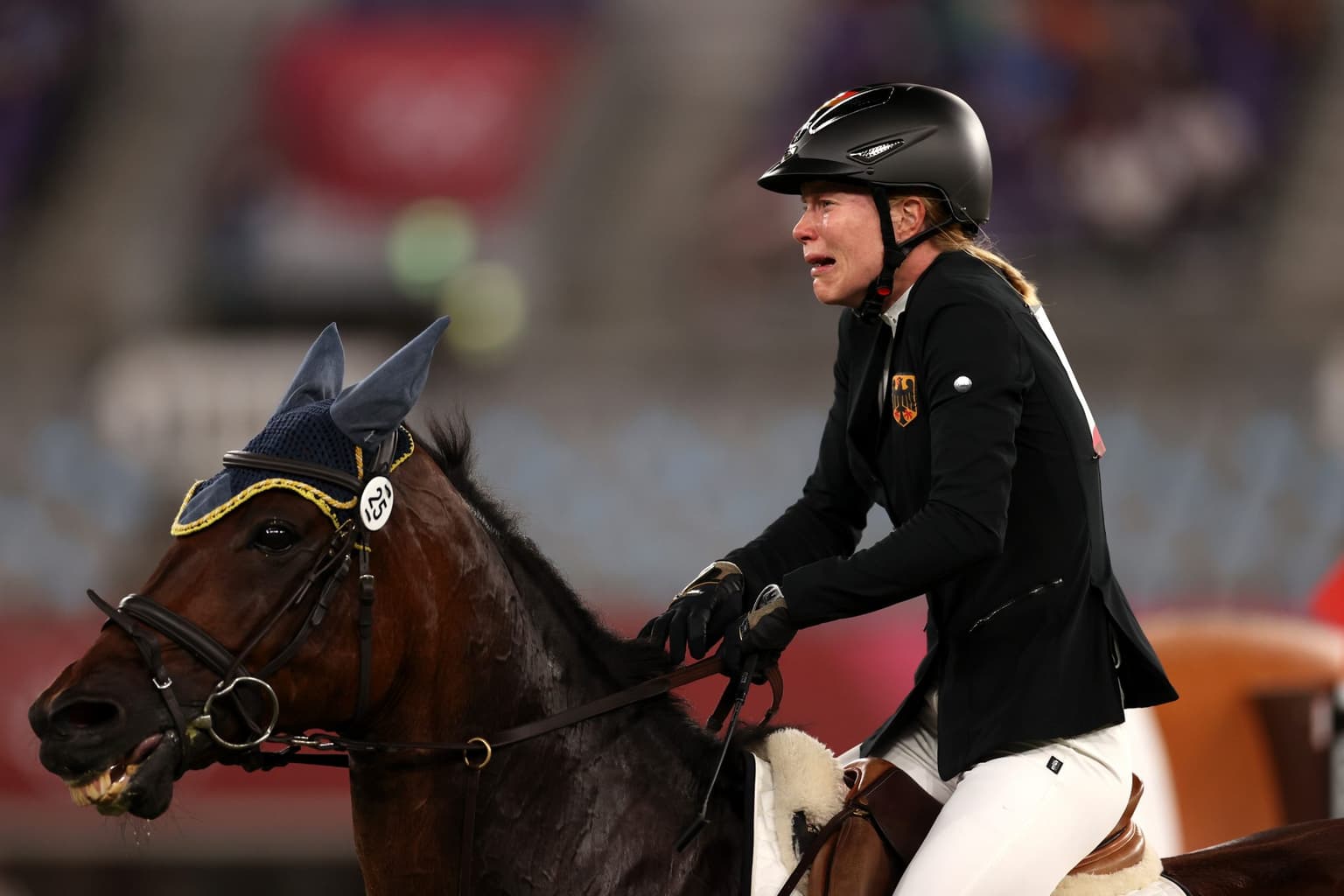 German pentathlon coach thrown out of Tokyo Games for ‘punching a horse’