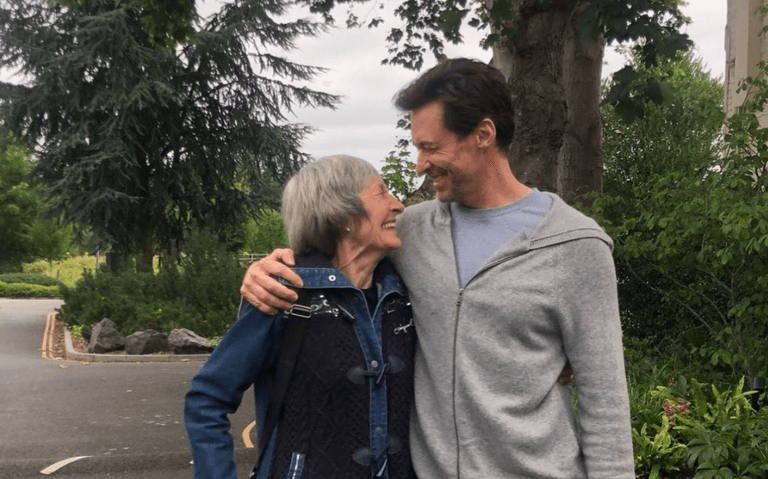 Hugh Jackman shares rare photo with mum who abandoned him as a child Hugh Jackman shares rare photo with mum who abandoned him as a child