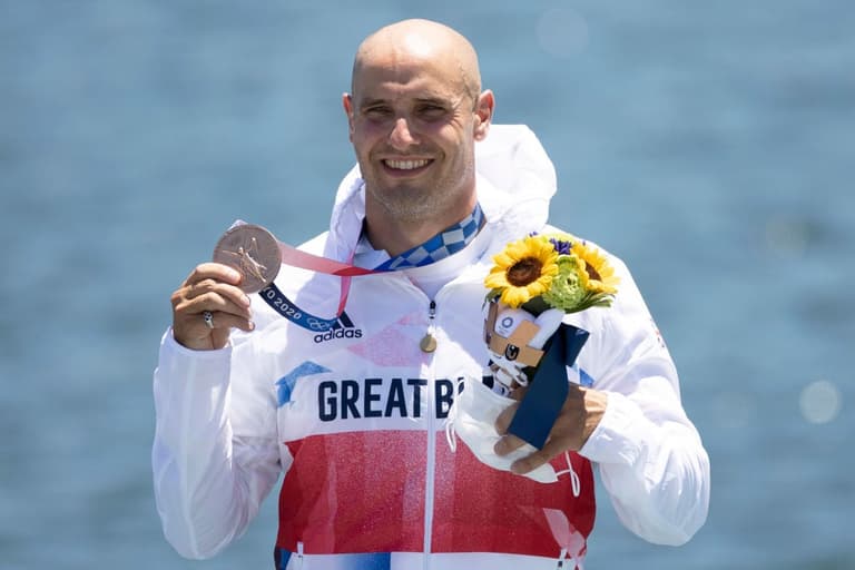 Liam Heath wins bronze in men’s kayak single Liam Heath wins bronze in men’s kayak single