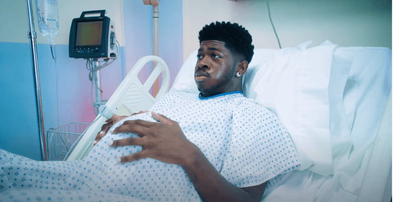 Lil Nas X shares footage of him ‘giving birth’ to new album Lil Nas X shares footage of him ‘giving birth’ to new album