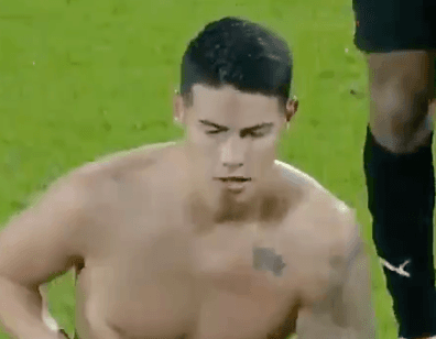 James Rodriguez loses his head and gets two quickfire yellows for Al Rayyan