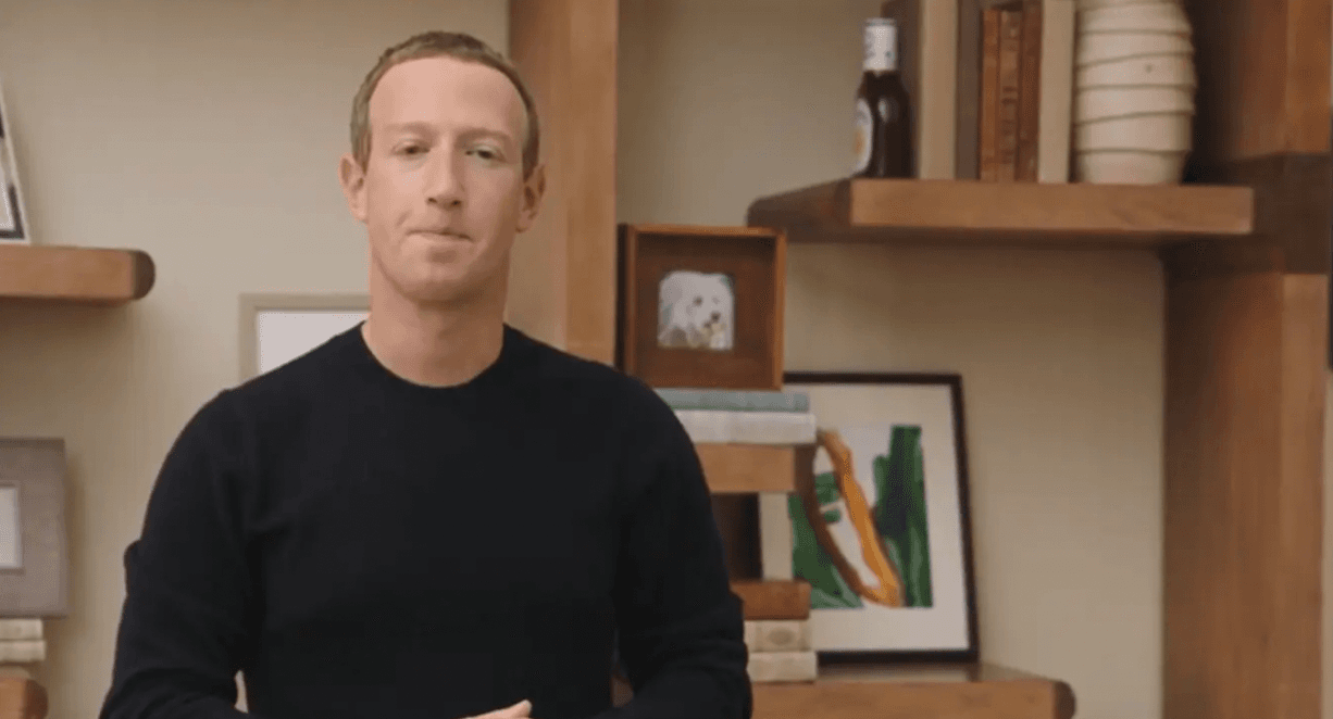 People are baffled why billionaire Zuckerberg uses a bottle of BBQ sauce as a bookstand