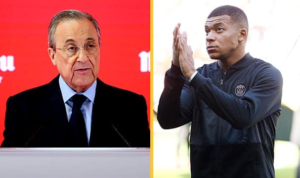 Florentino Perez hints Kylian Mbappe could sign for Real Madrid in January Florentino Perez hints Kylian Mbappe could sign for Real Madrid in January