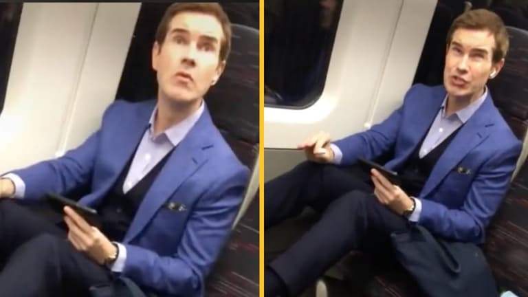 Man mistakes Jimmy Carr for Alan Carr on train Man mistakes Jimmy Carr for Alan Carr on train