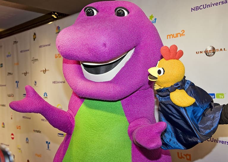 The guy who played Barney the Dinosaur is now the owner of a tantric sex business The guy who played Barney the Dinosaur is now the owner of a tantric sex business