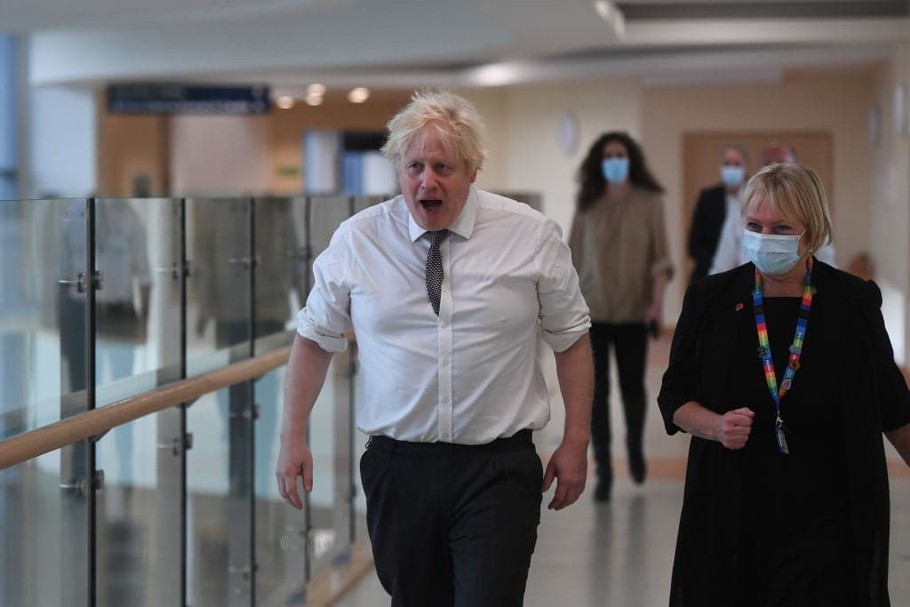 Boris Johnson seen maskless in hospital despite MP cases rising