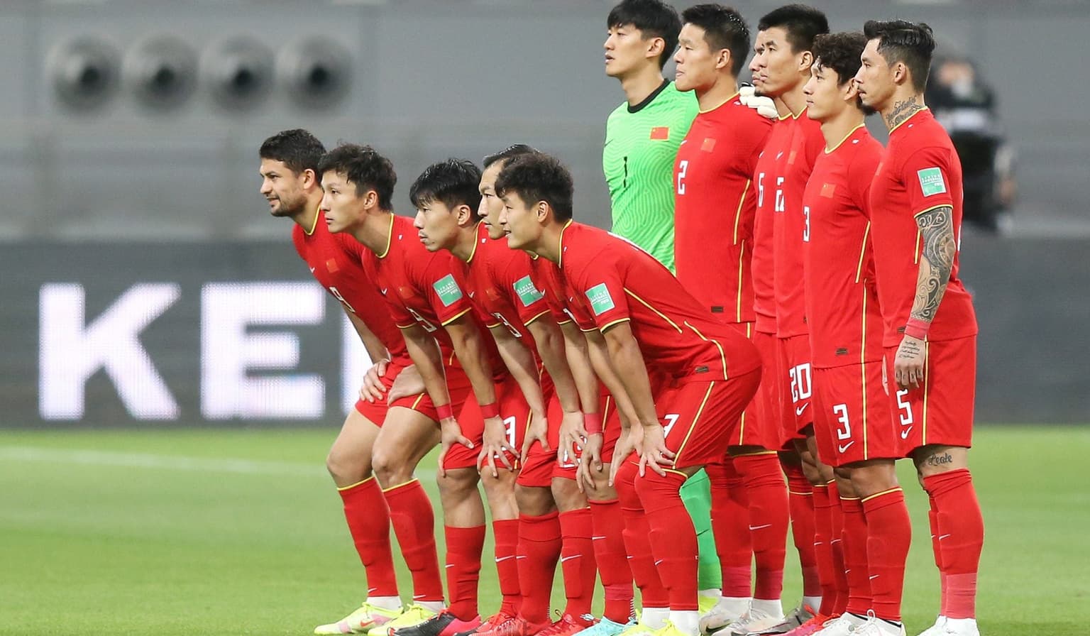 Chinese authorities ban national team footballers from showing tattoos
